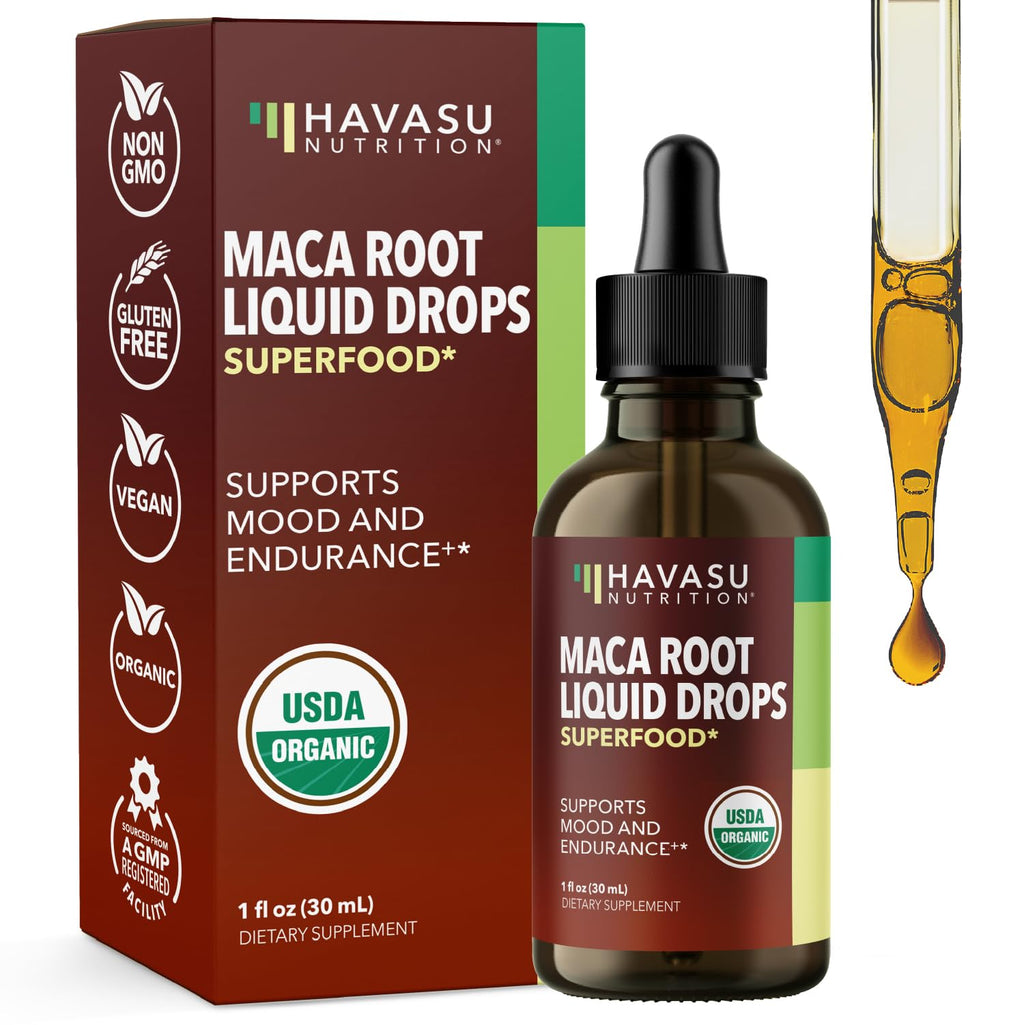 Organic Maca Root Liquid Unflavored 1fl oz V7369