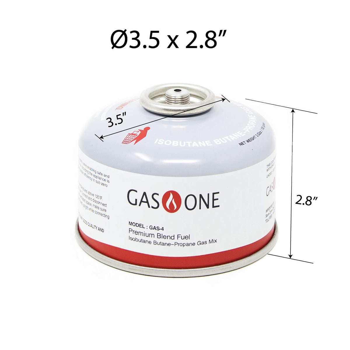 Camping Fuel Isobutane Fuel Canister 100g 2 Pack W811