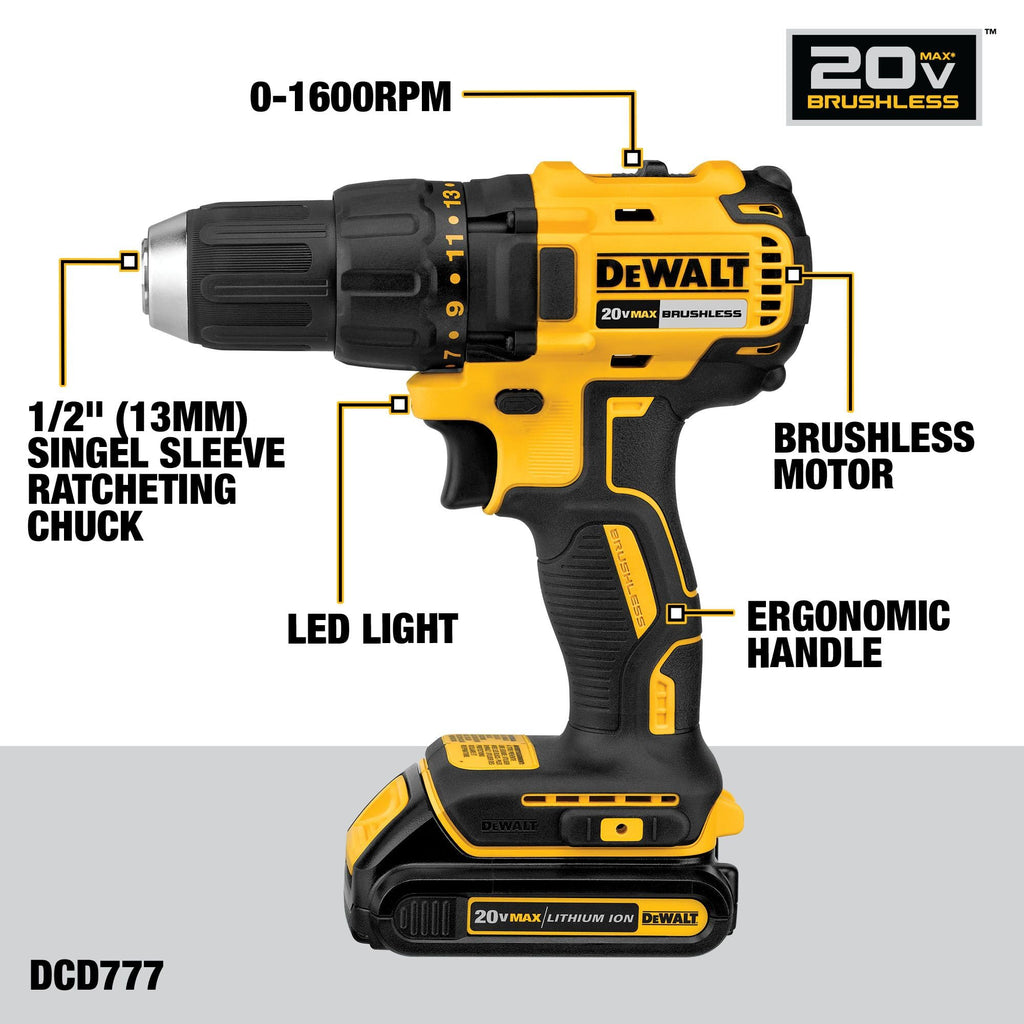 20V MAX 5-Tool Cordless Power Tools Combo Kit F848