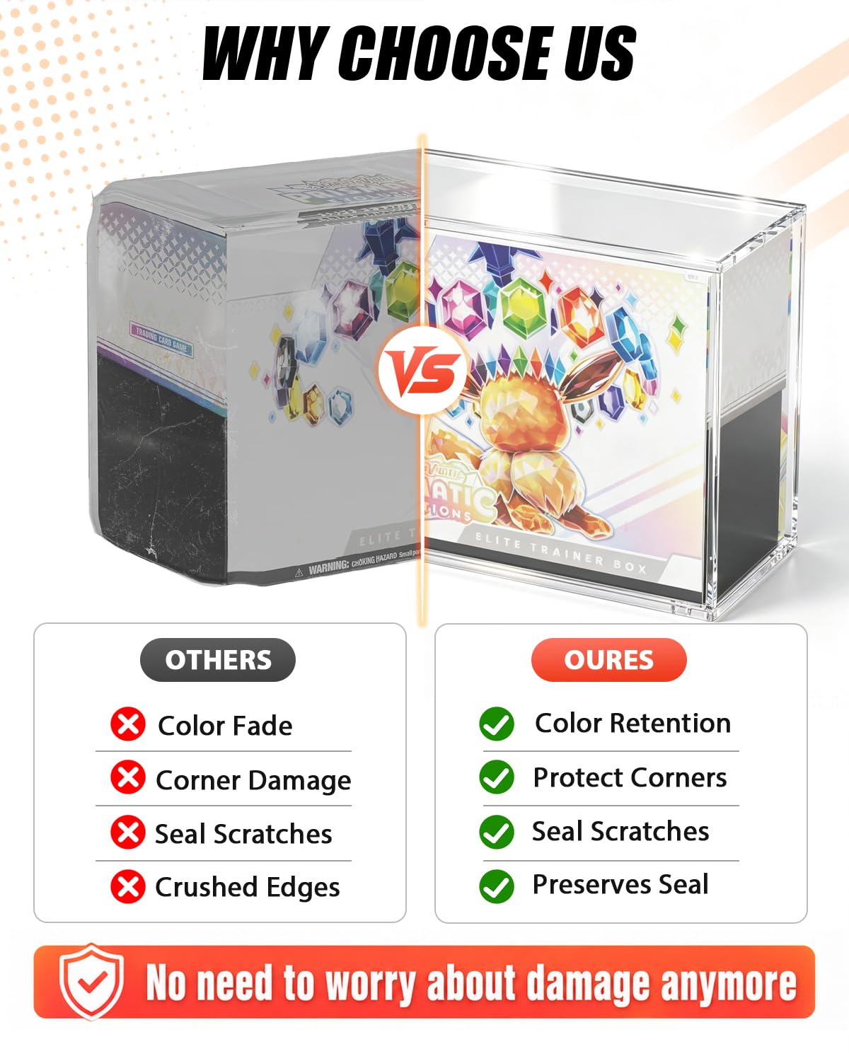 Acrylic ETB Protector Case 3 Pack K25433