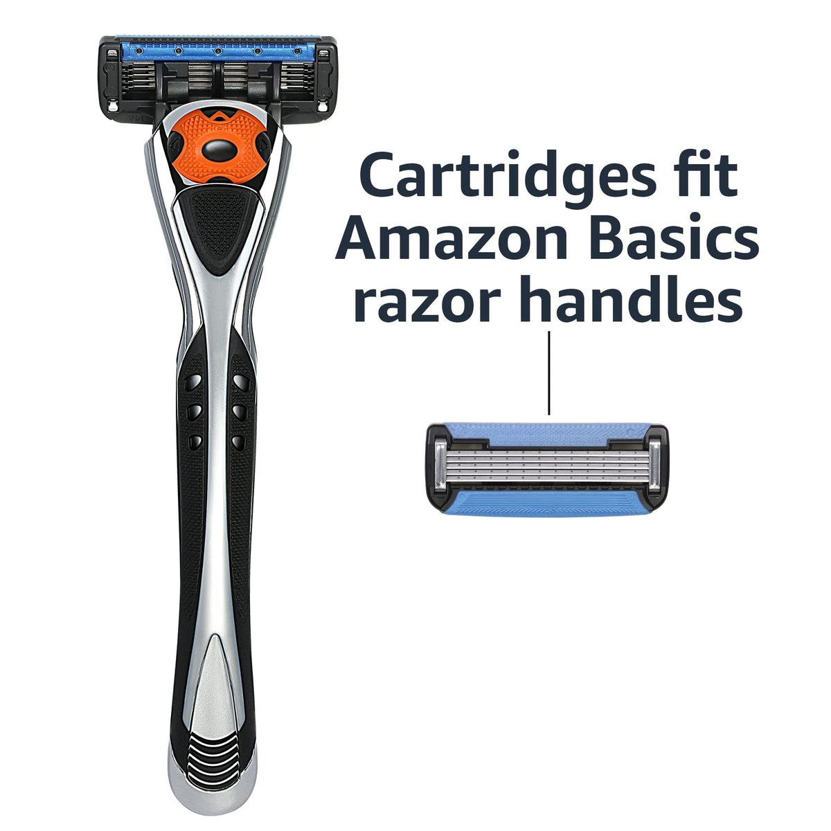 5-Blade Razor with Beard Trimmer and 2 Cartridges M3333