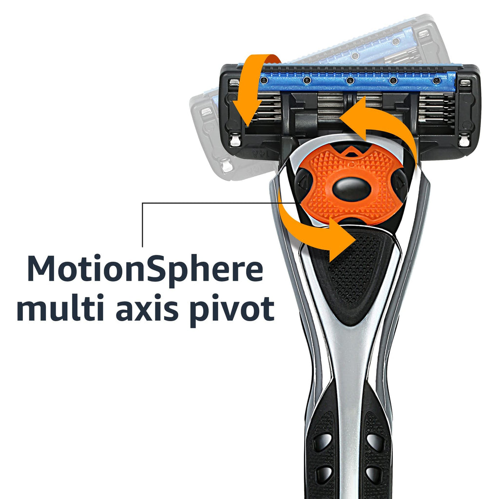 5-Blade Razor with Beard Trimmer and 2 Cartridges M3333