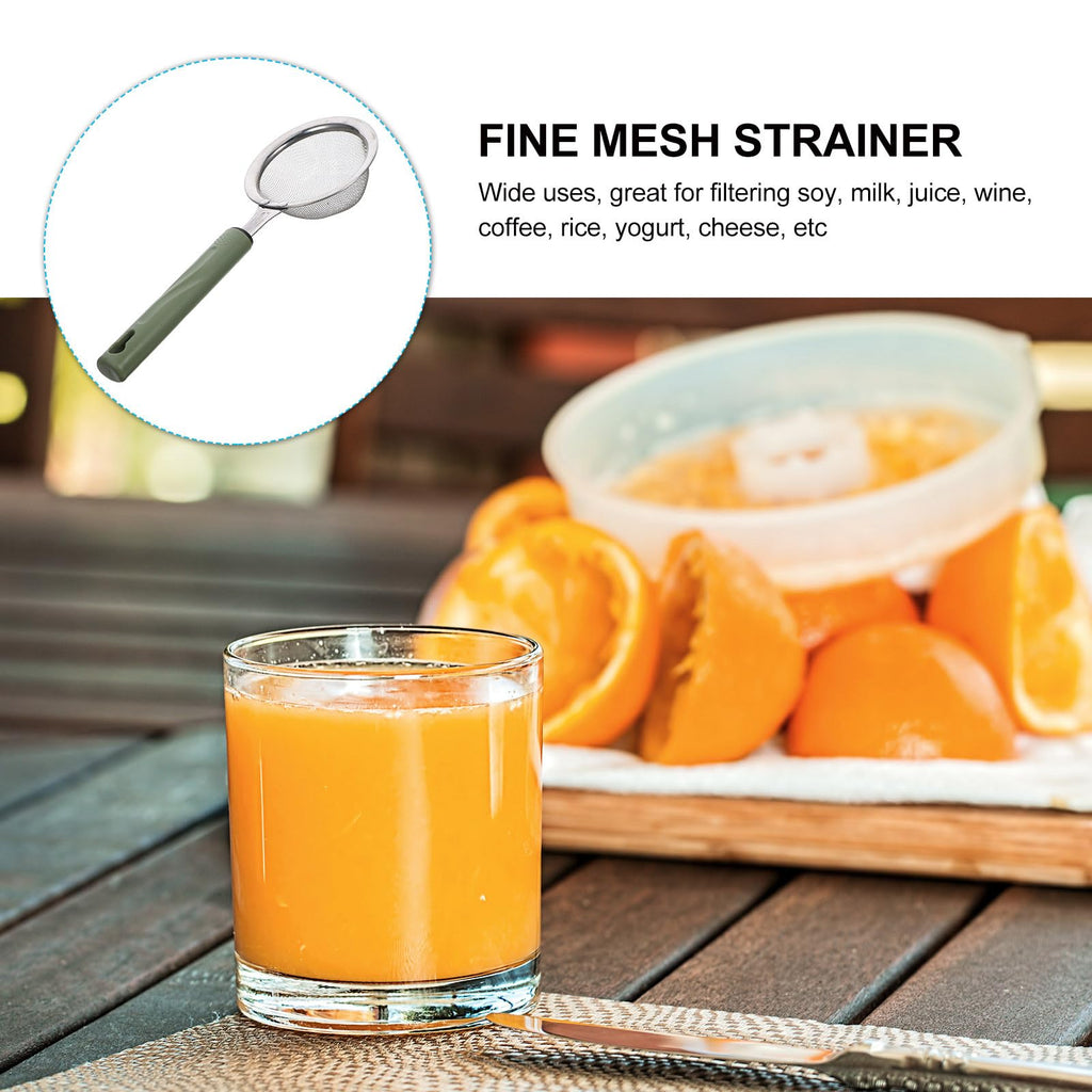 Stainless Steel Food Mesh Strainer with Handle M6216