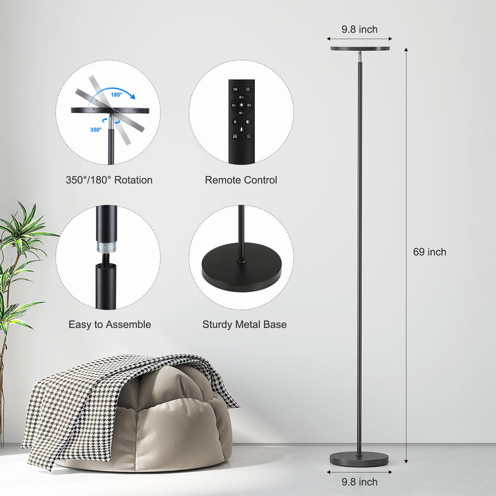 Floor Lamps with Remote Control B130