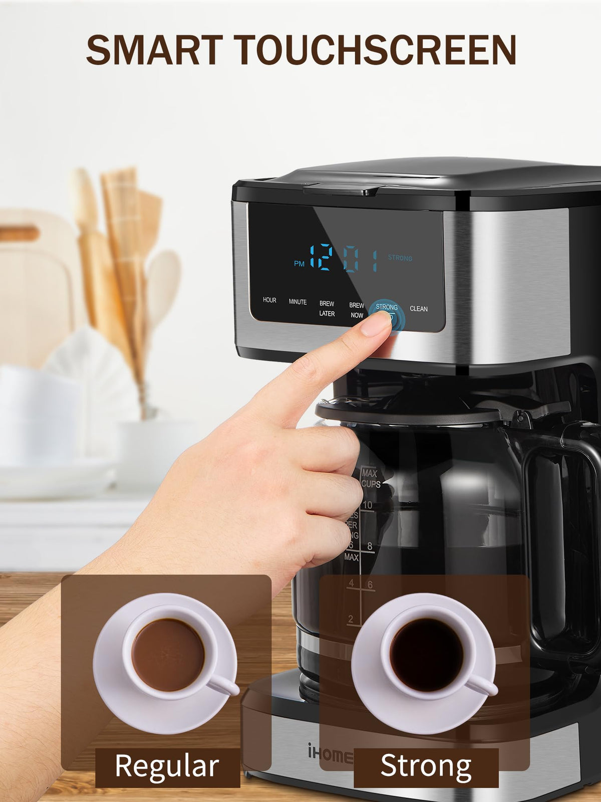 Programmable Drip Coffee Maker 12 Cup I960504