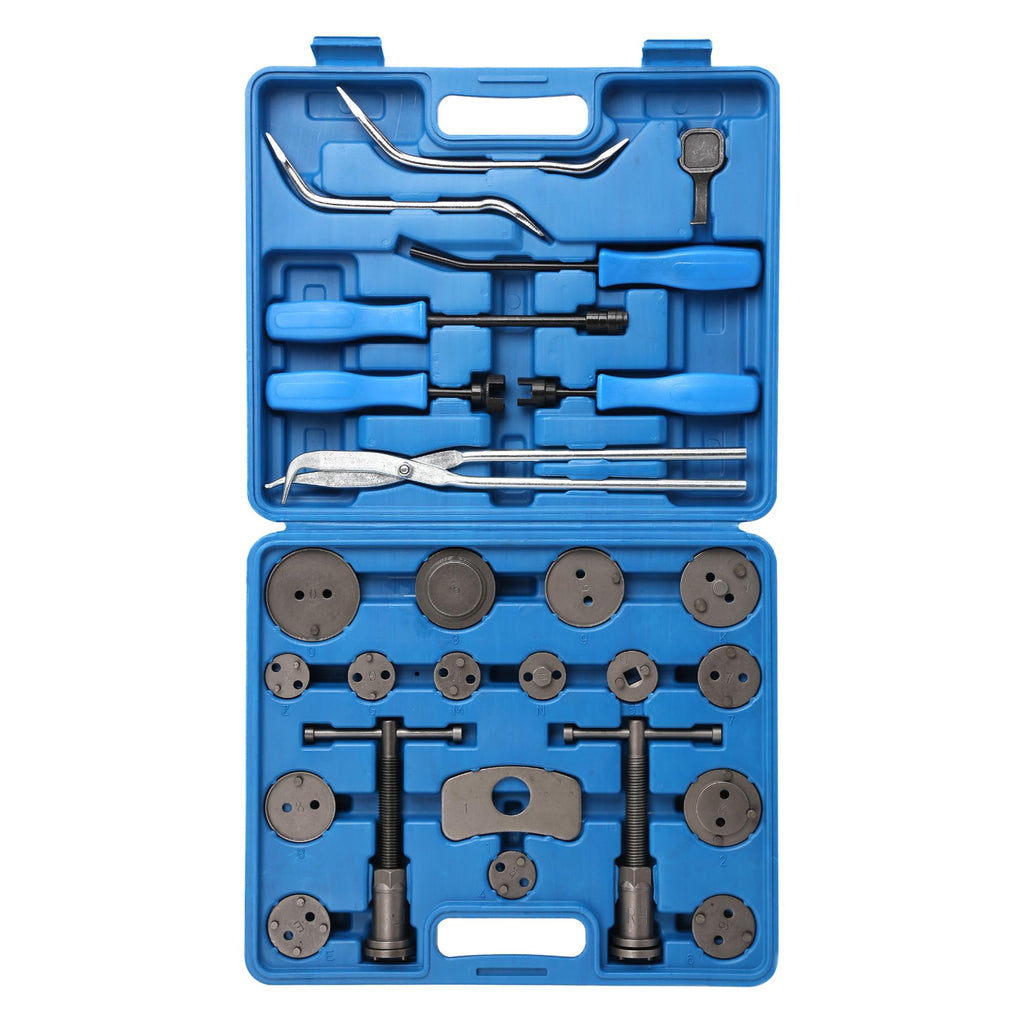 18 Pc Disc Brake Caliper Tool Kit and 8 Pc Drum Brake Tool Kit U900796