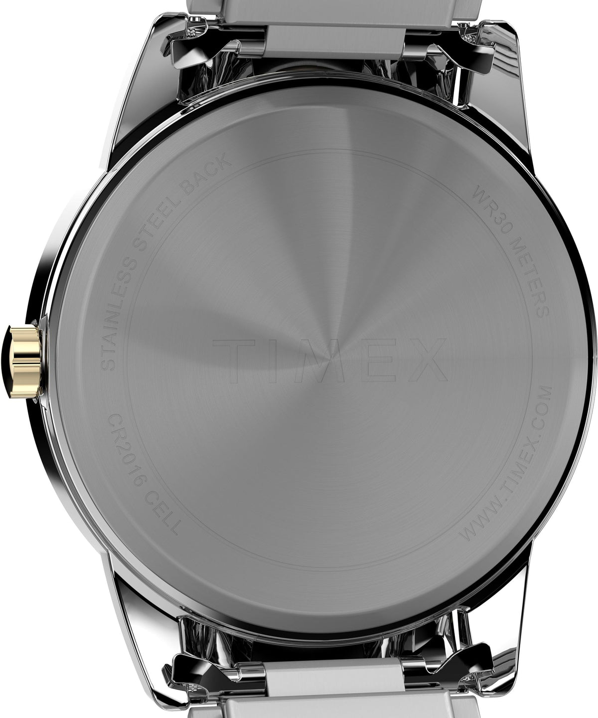 Men's 40mm Watch Two-Tone Expansion Band White Dial N5047