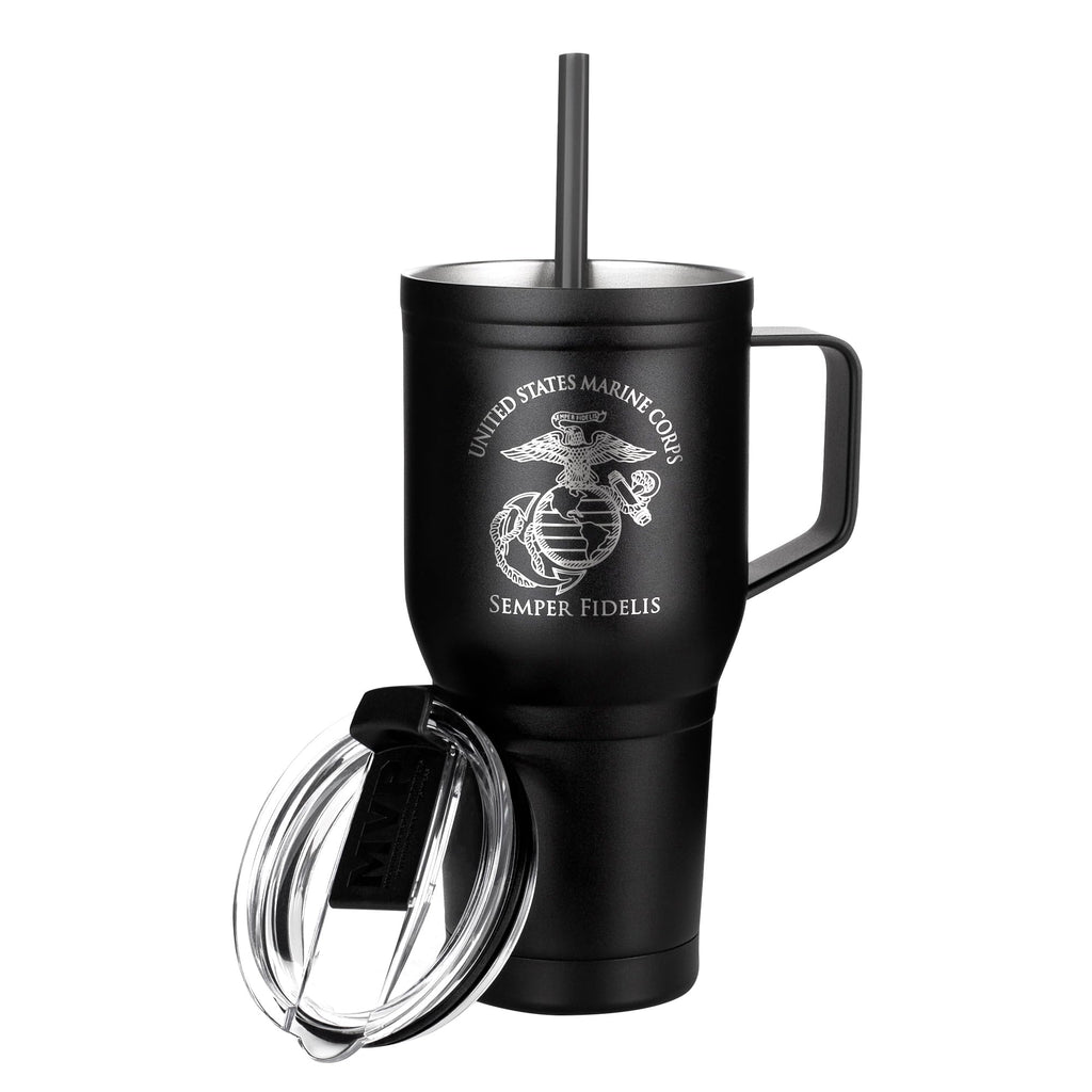30 oz Stainless Steel Tumbler with Handle L3459