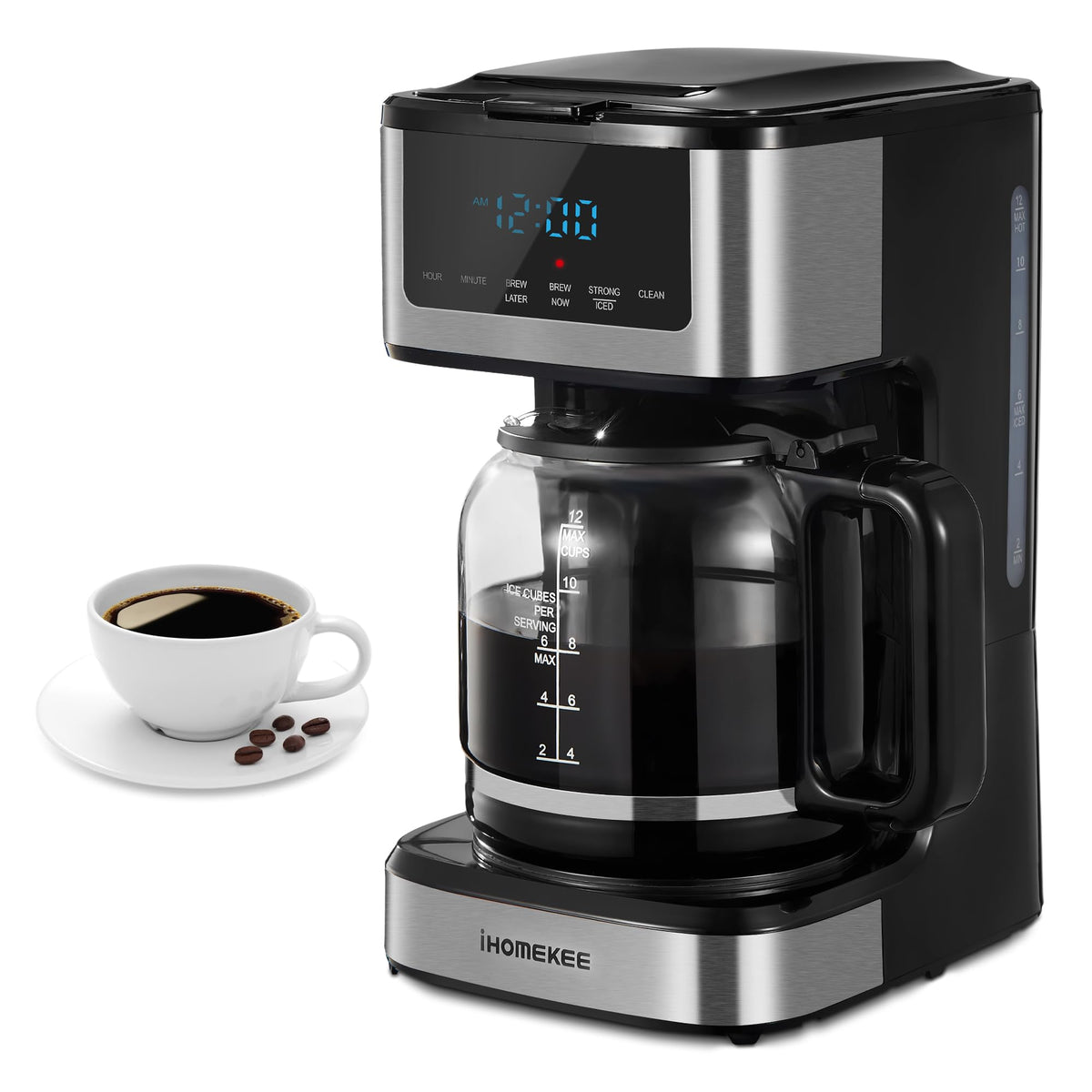 Programmable Drip Coffee Maker 12 Cup I960504