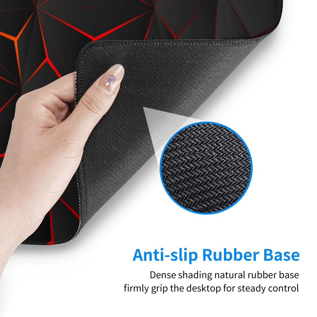 Black Red Large Gaming Mouse Pad 31.5 x 12 inch P122