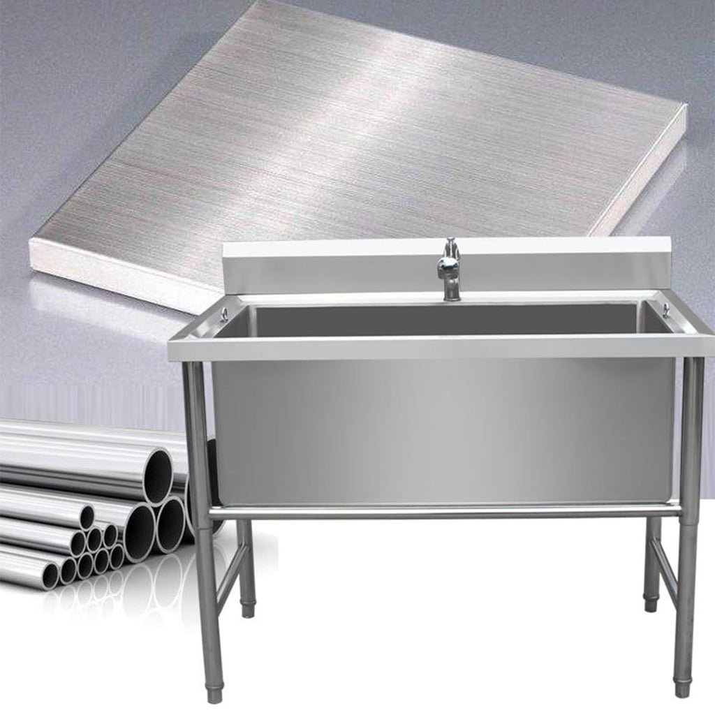 47" Stainless Steel Dog Grooming Tub with Stairs V92946