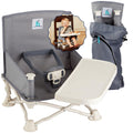 Grey Booster Seat with Tray P2687
