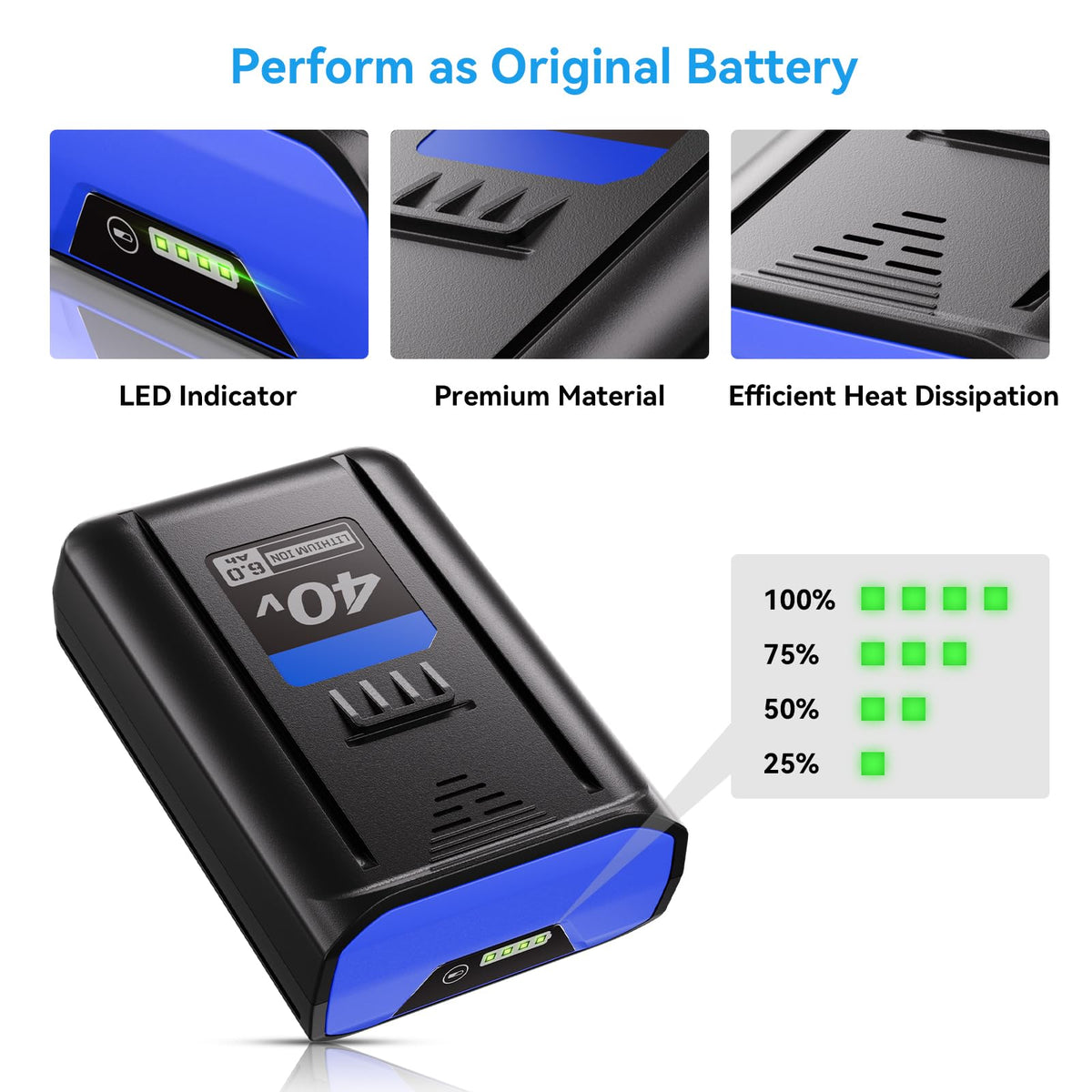 40V Replacement Battery A898562