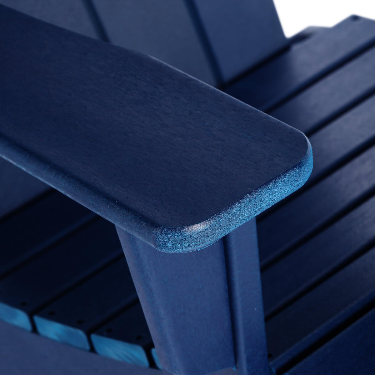 Navy Blue Poly Adirondack Chair Set of 2 W2095