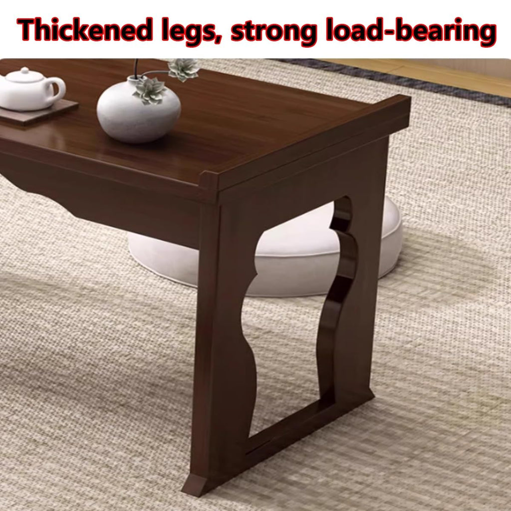 Foldable Bamboo Coffee Table with Storage P920