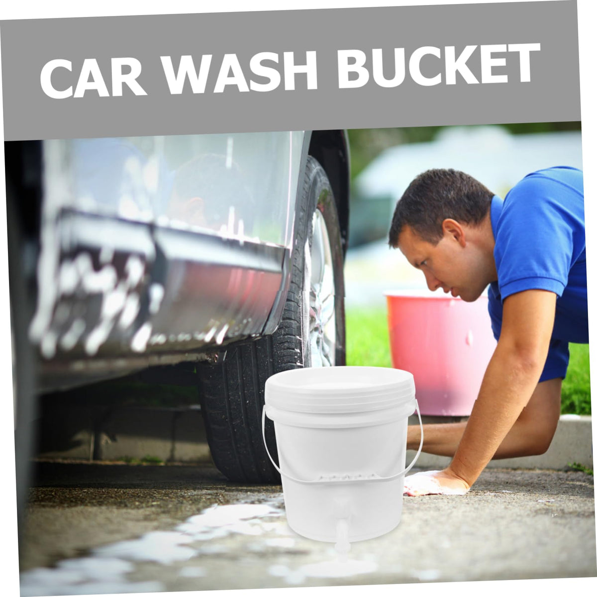 Water Storage Jug with Faucet 10l Plastic Container P4276