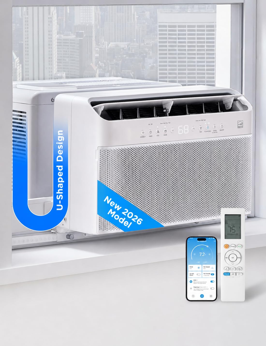 0,000 BTU U Shaped Window Air Conditioner K444046