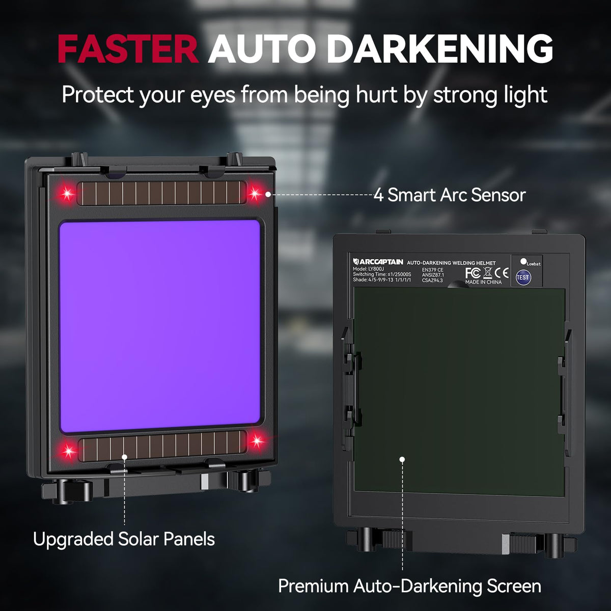 Auto Darkening Welding Helmet W39869