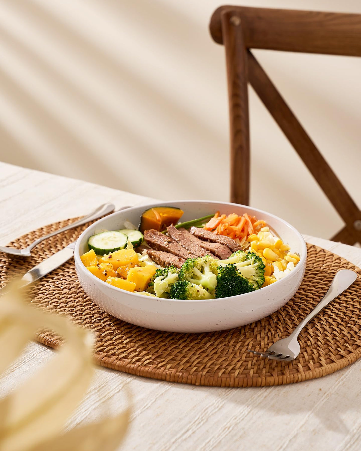 White 33 oz Pasta Bowls Set of 4 I7256