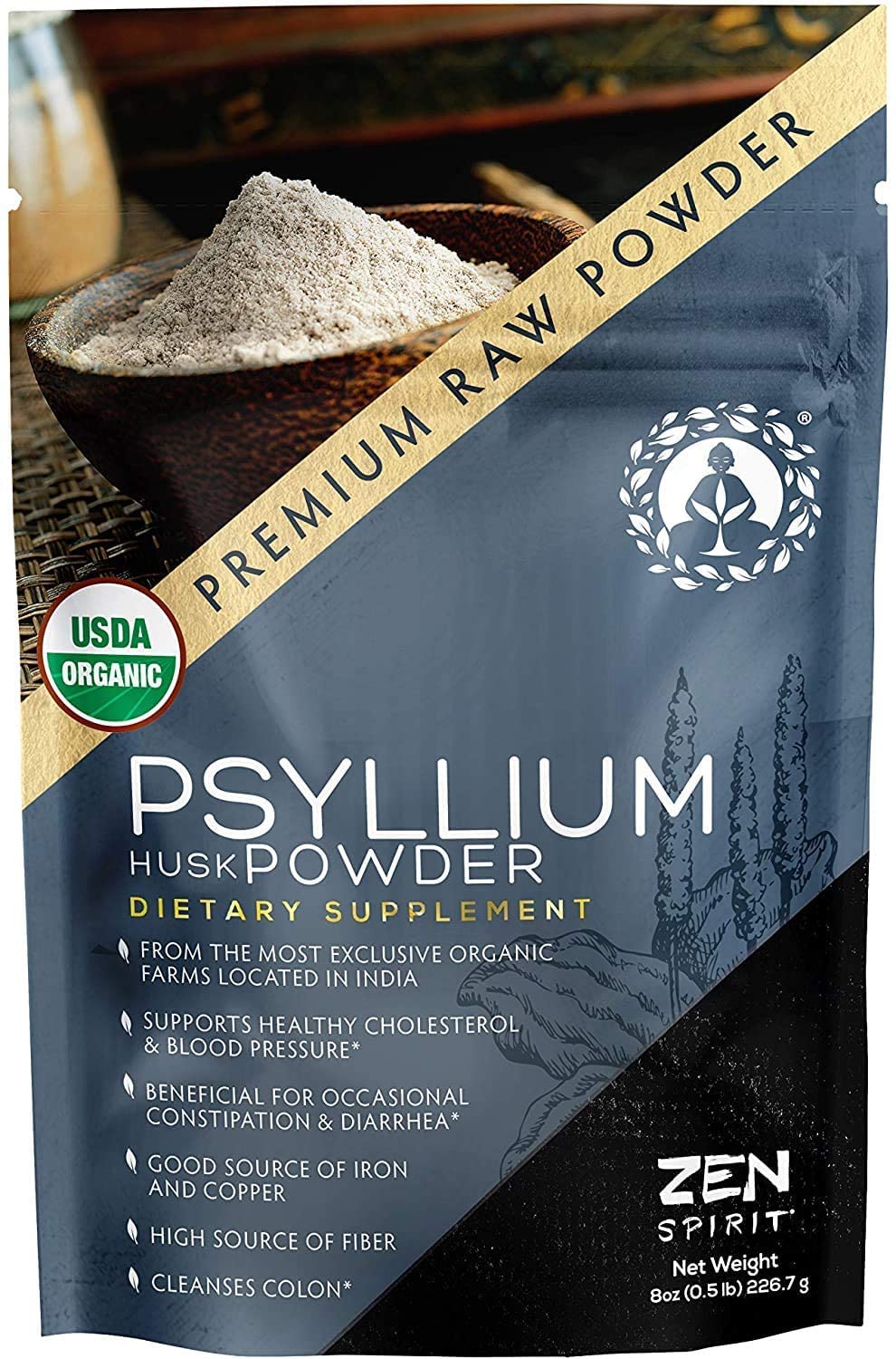 Organic Psyllium Husk Powder 8oz G480425