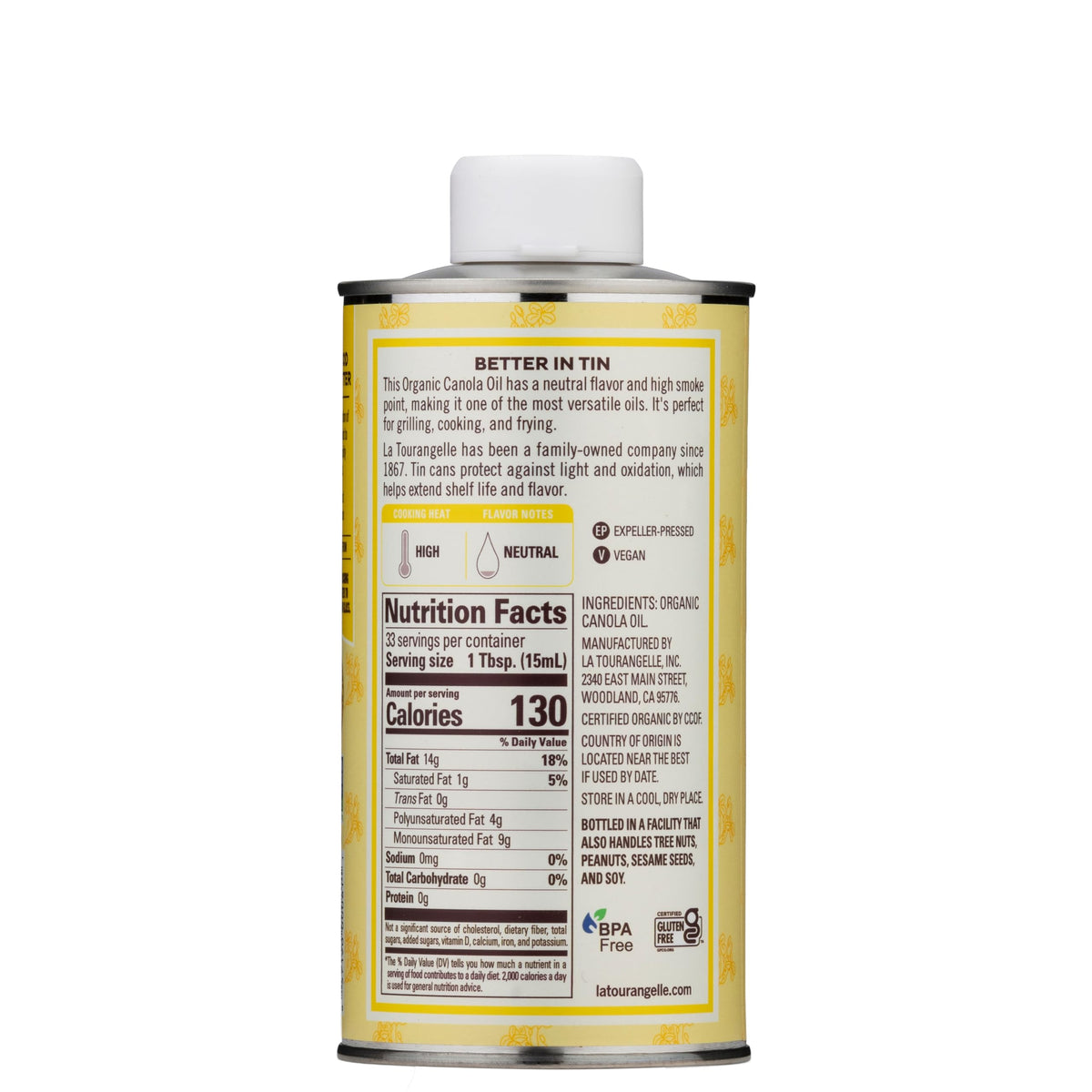 Organic Canola Oil, 16.9 fl oz M7644