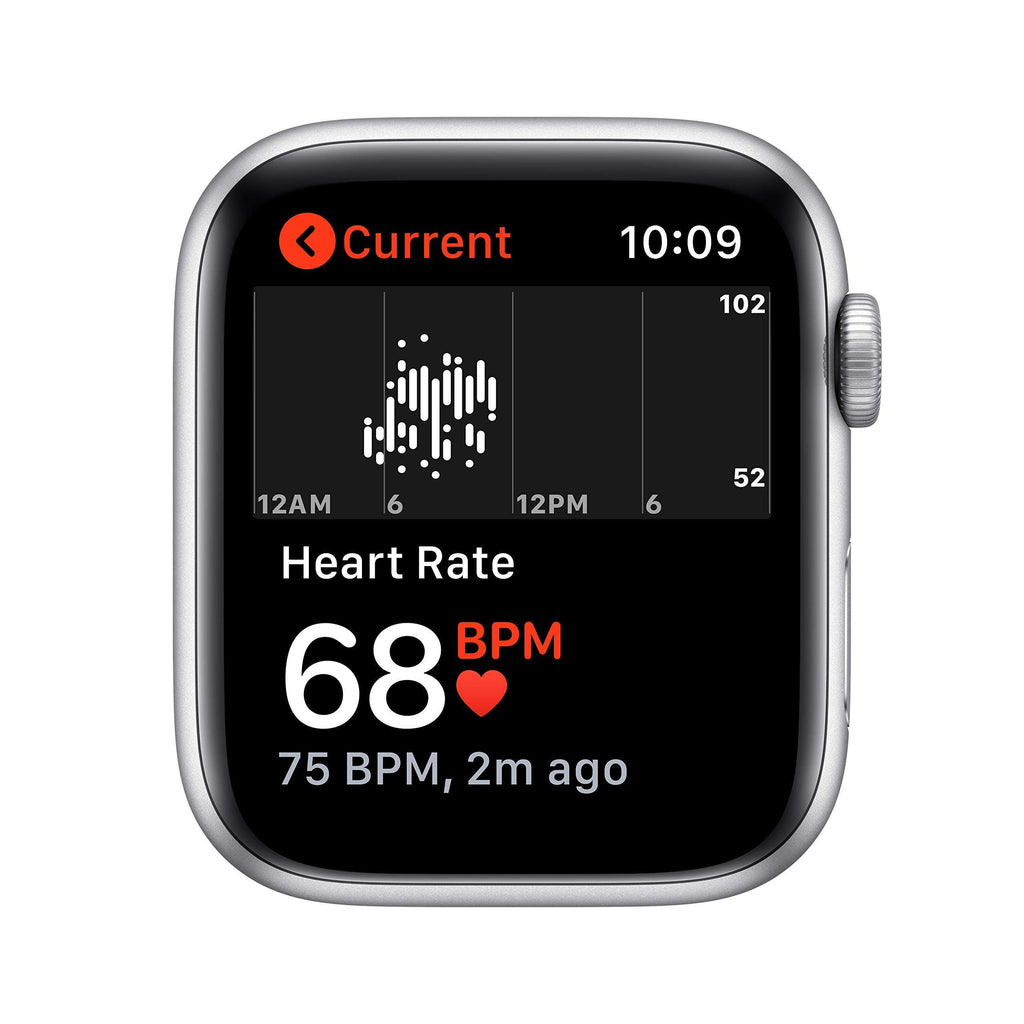 Silver Aluminum Case with White Sport Band Smartwatch Y5622