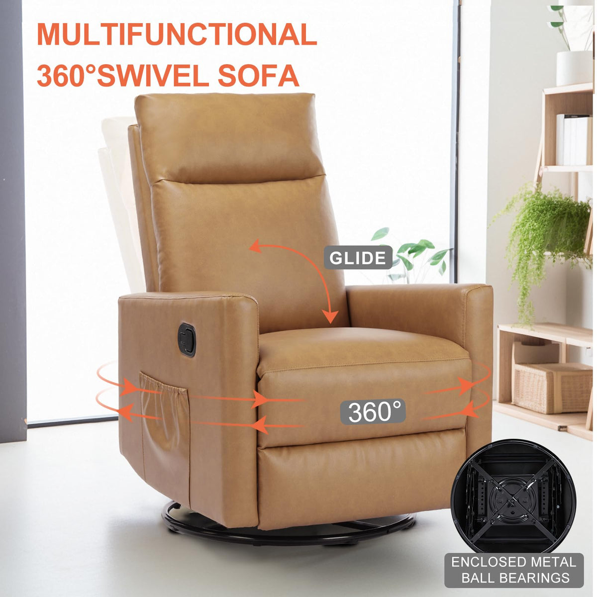 360 Swivel Rocker Recliner Chair G6366
