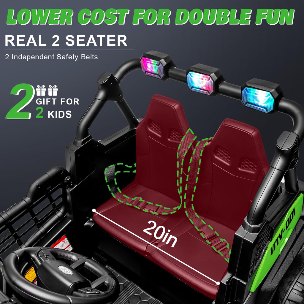 Green 2-Seater Ride On Car Truck D947261