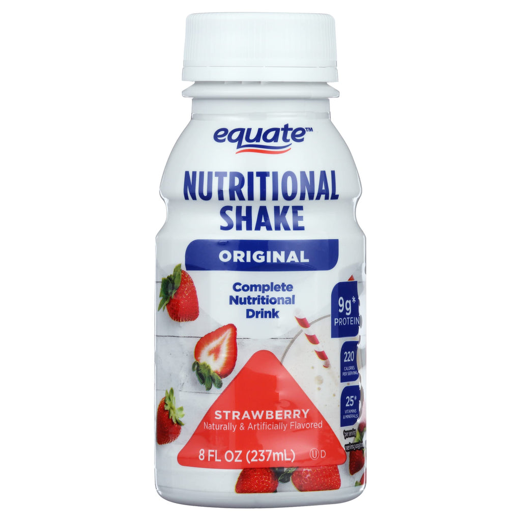 Strawberry Nutritional Shake 8 fl oz 24 Count W168035