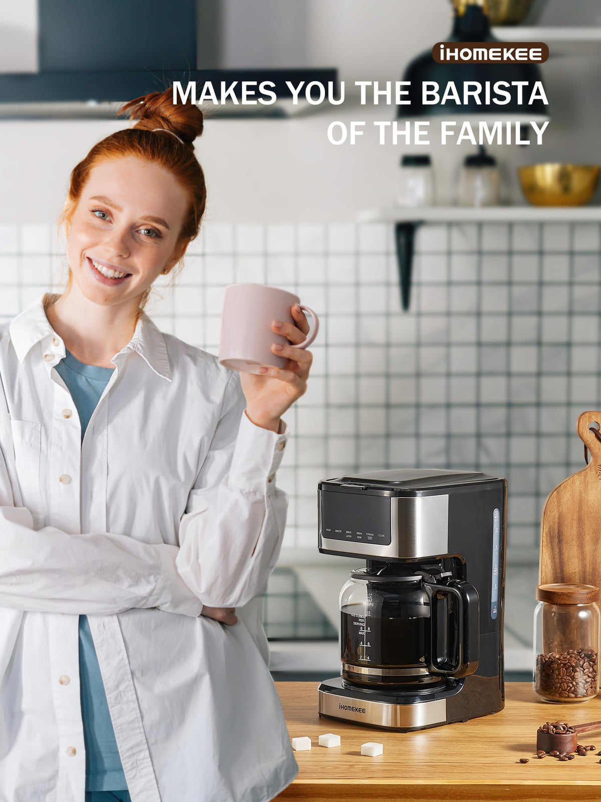 Programmable Drip Coffee Maker 12 Cup I960504