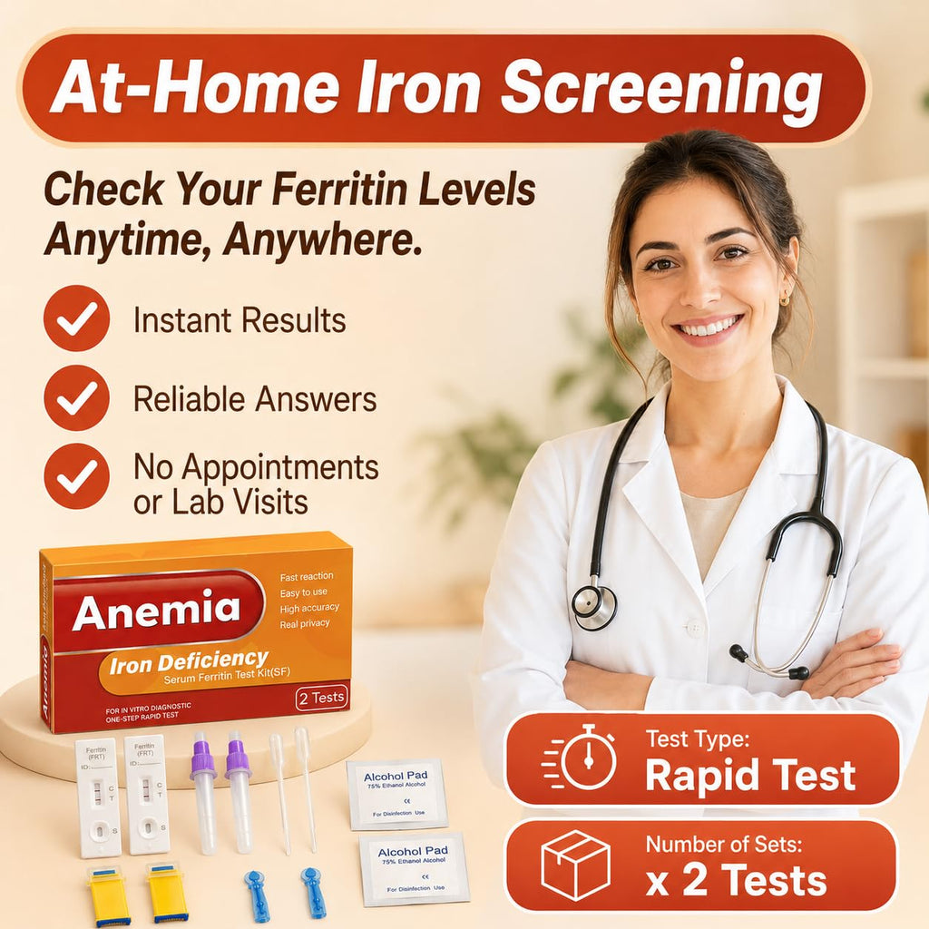 Iron Deficiency at Home Test Kit 2 Pack H44526