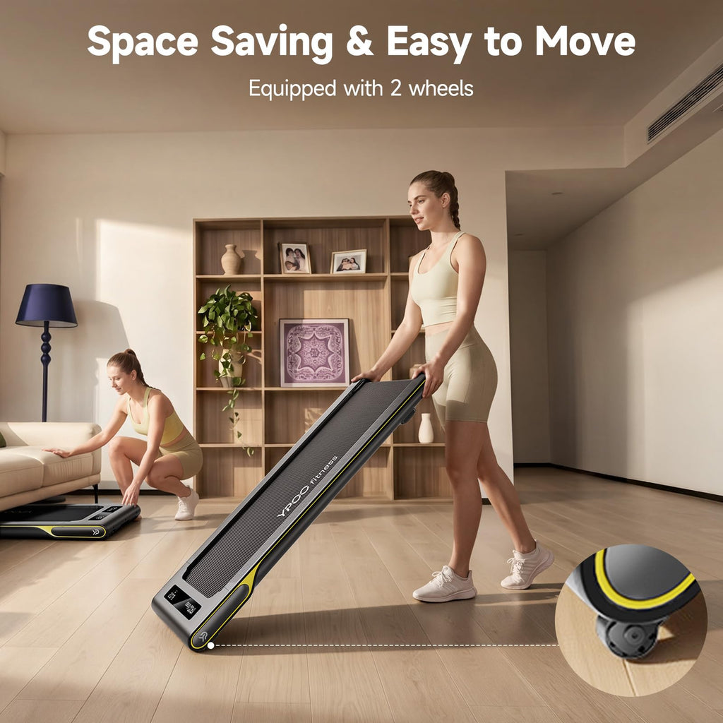 Walking Pad with 14% Incline Under Desk Treadmill A12313