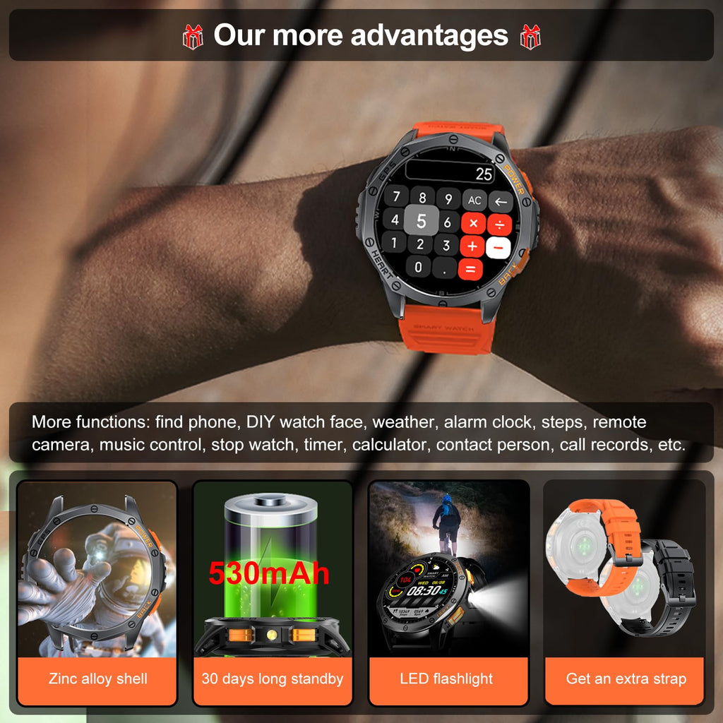 Military Smart Watch with GPS K553016