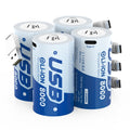 Rechargeable Lithium D Batteries 4 Pack C620561