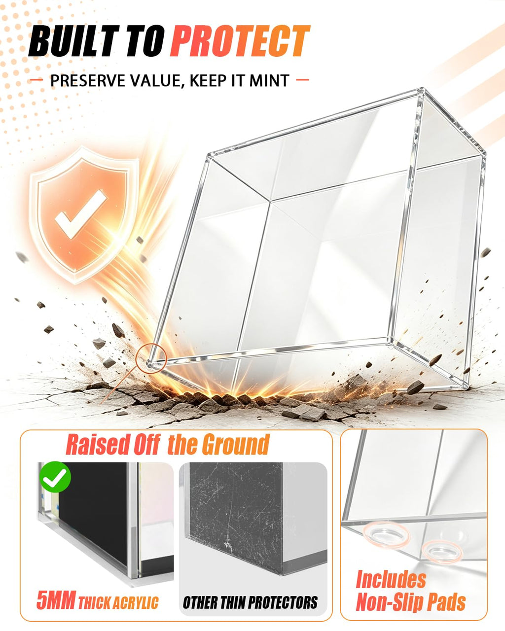 Acrylic ETB Protector Case 3 Pack K25433