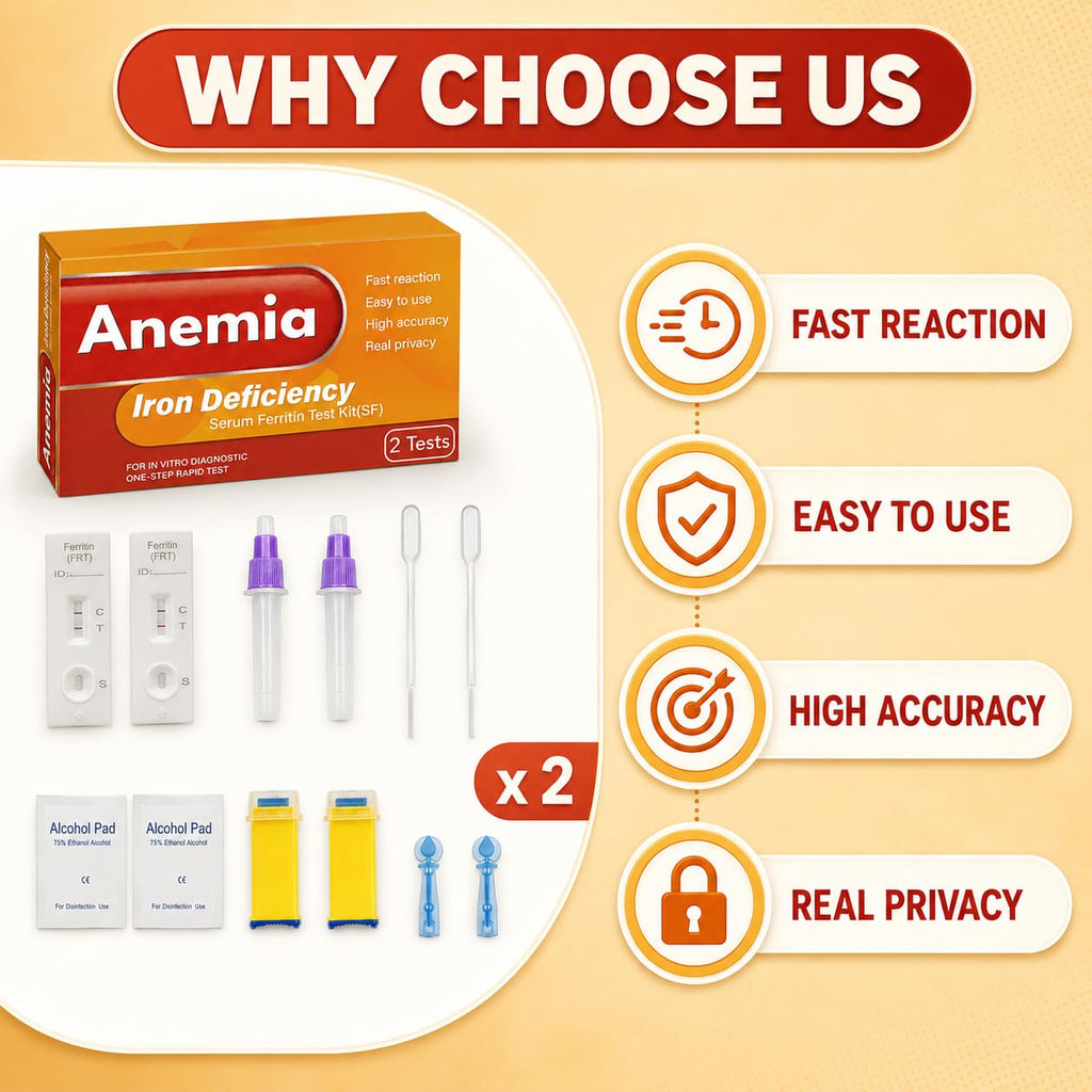Iron Deficiency at Home Test Kit 2 Pack H44526