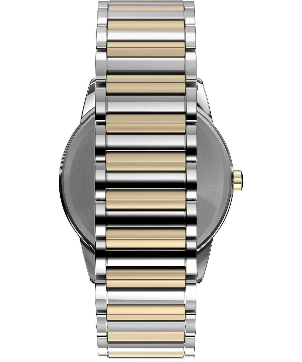 Men's 40mm Watch Two-Tone Expansion Band White Dial N5047