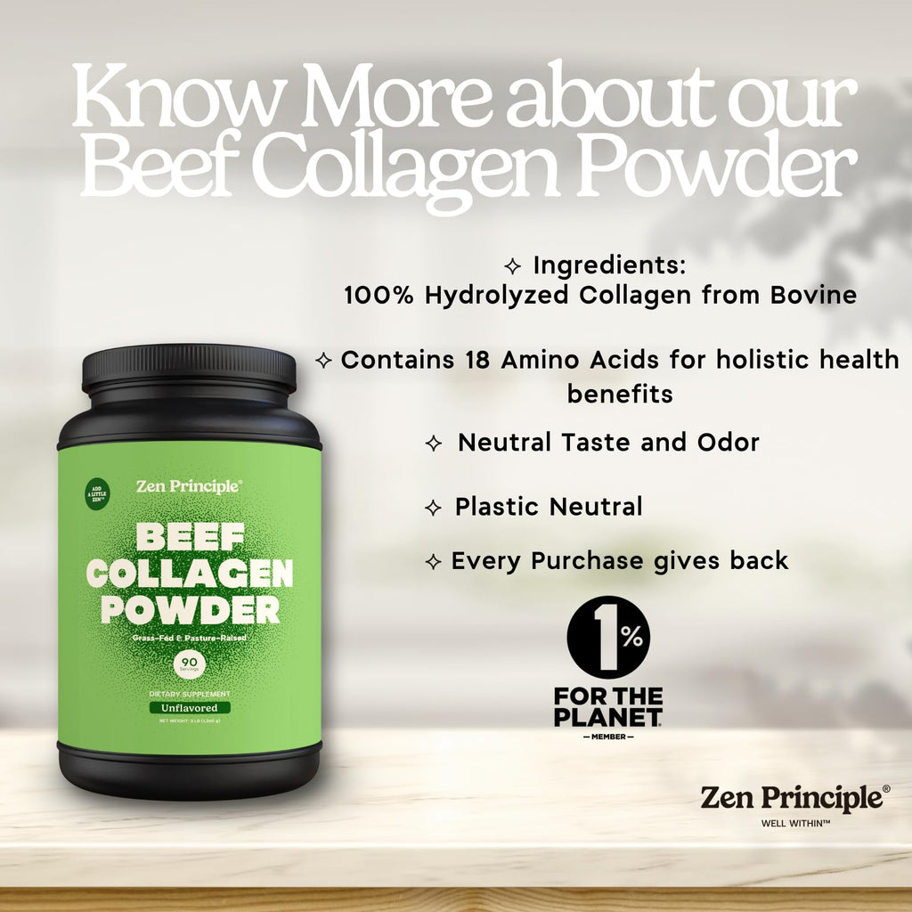Grass-Fed Hydrolyzed Collagen Peptides 3 lb A833389
