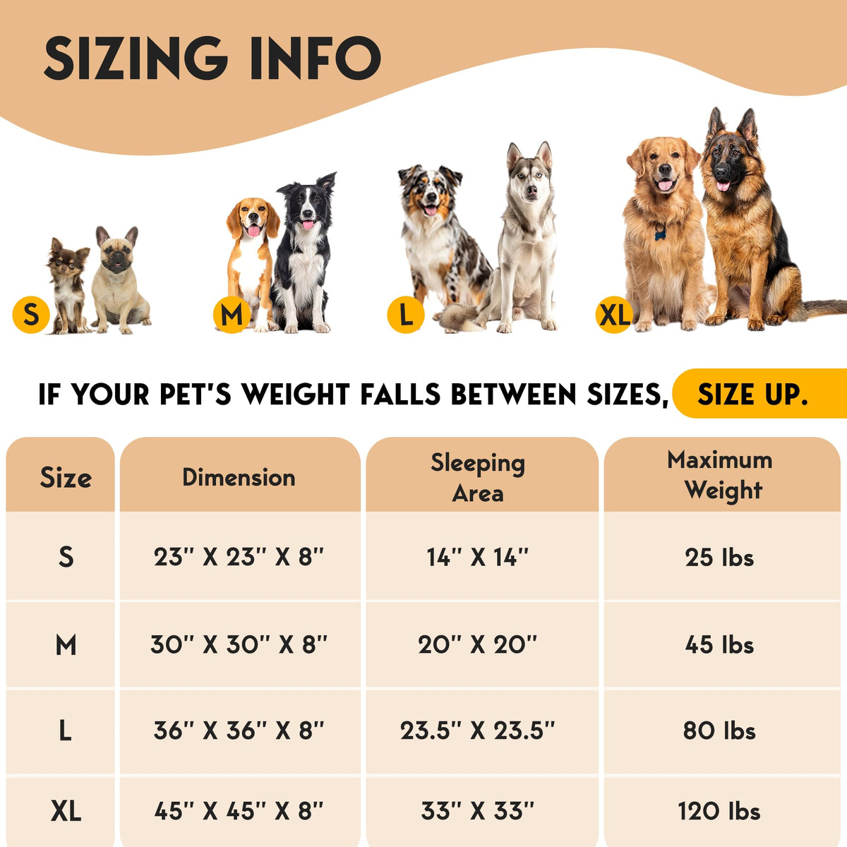 Medium Size Washable Anti-Slip Fluffy Plush Round Dog Bed P28059