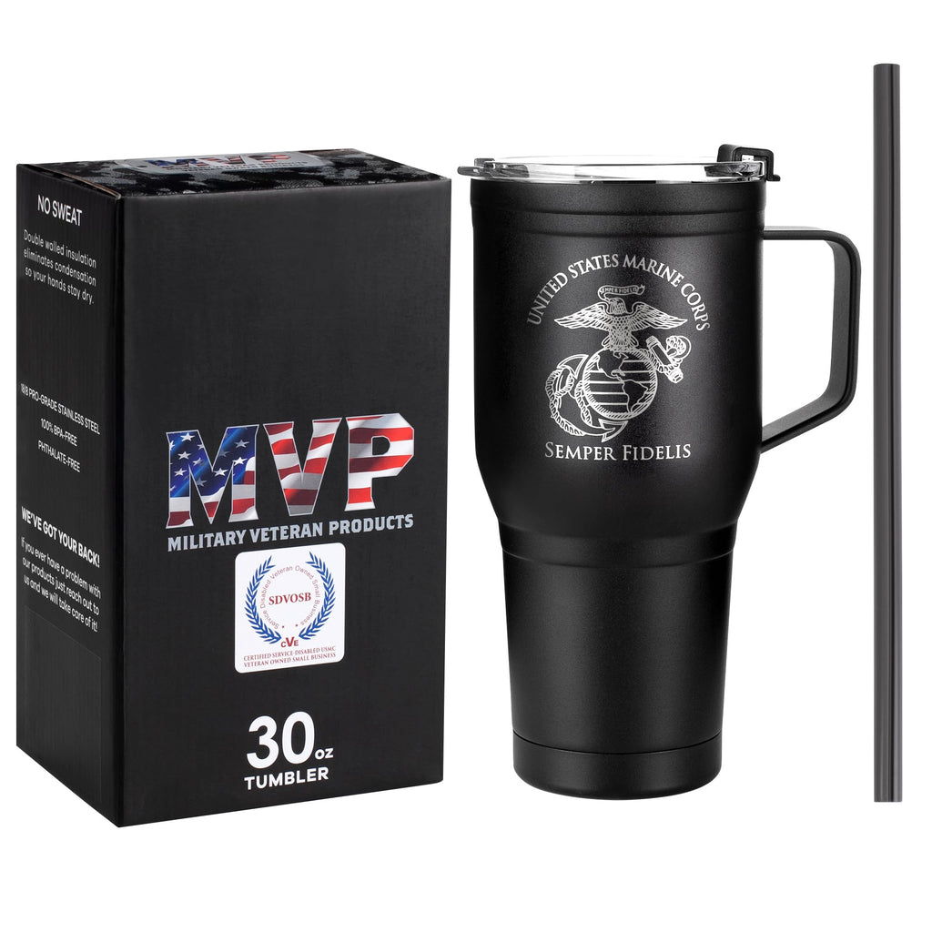 30 oz Stainless Steel Tumbler with Handle L3459