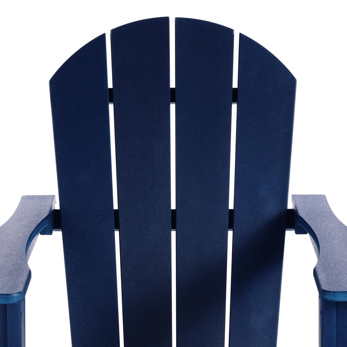 Navy Blue Poly Adirondack Chair Set of 2 W2095