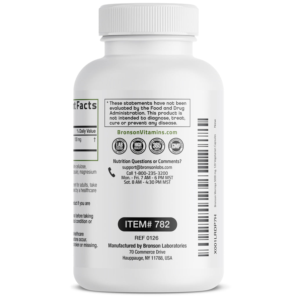Moringa Oleifera 120 Count Capsules H614