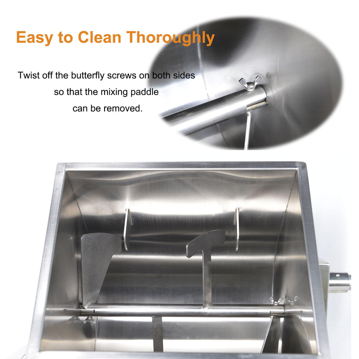 7L Sausage Stuffer and 15lb Manual Meat Mixer J316