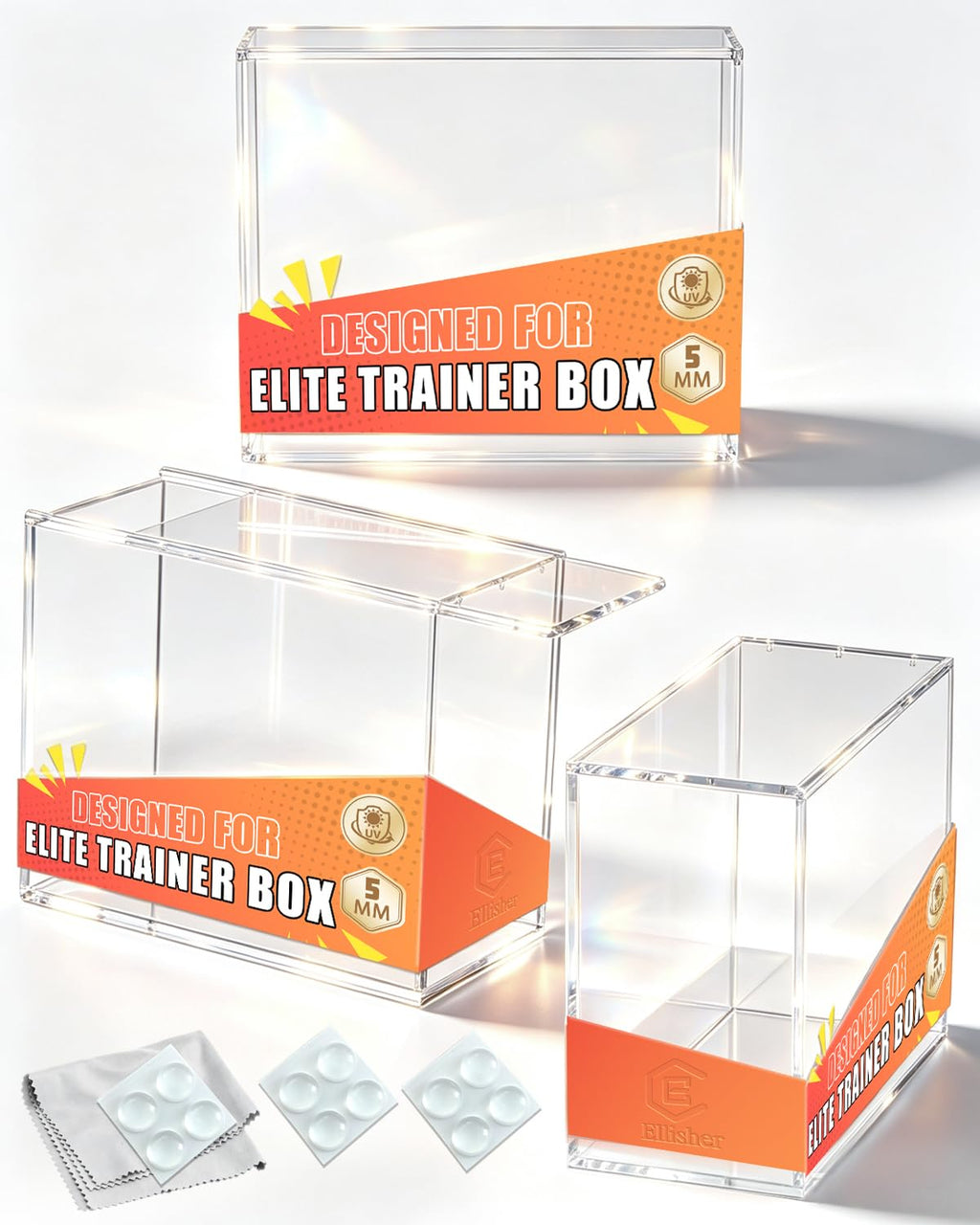 Acrylic ETB Protector Case 3 Pack K25433