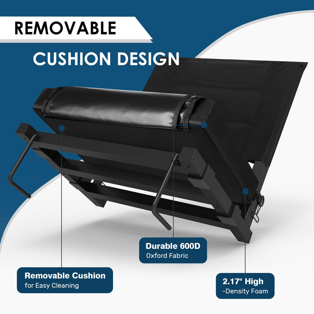 Portable Folding Bleacher Chair 2 Pack U34785