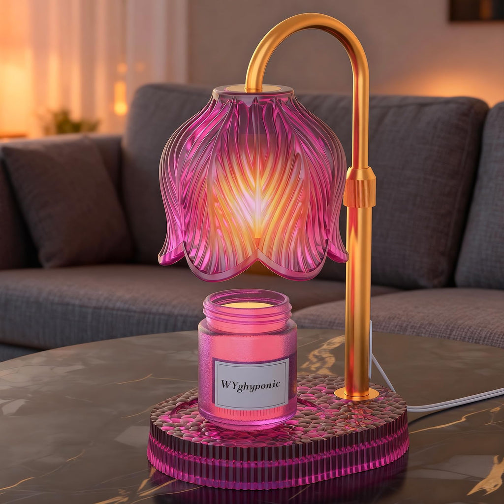 Flower Candle Warmer Lamp with Timer F502