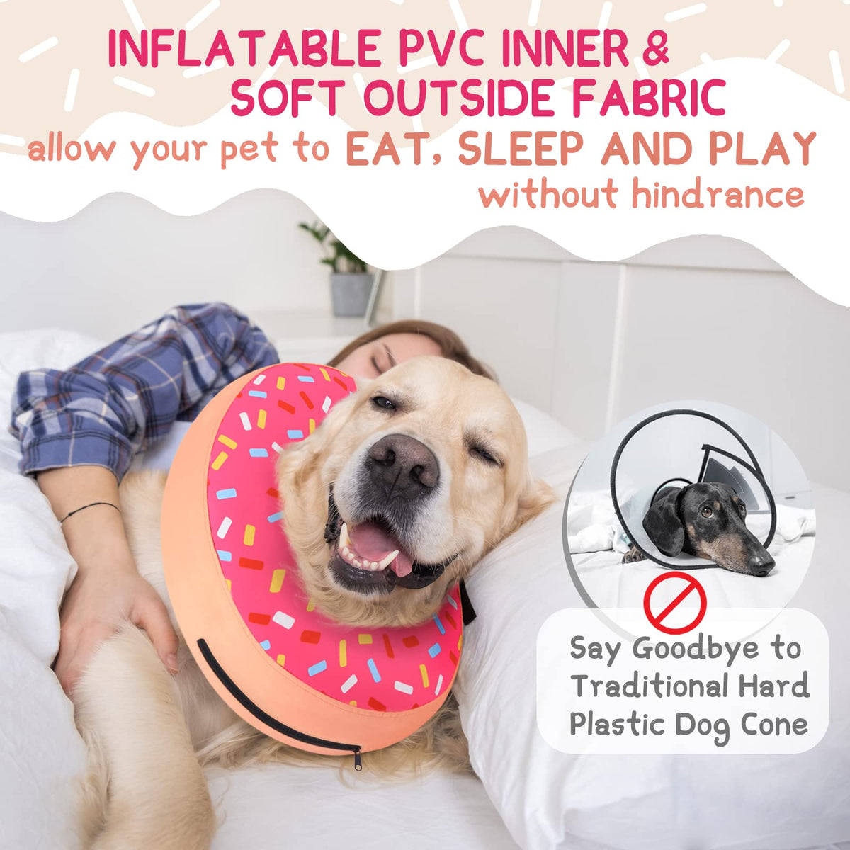 Inflatable Dog Cone Collar U831