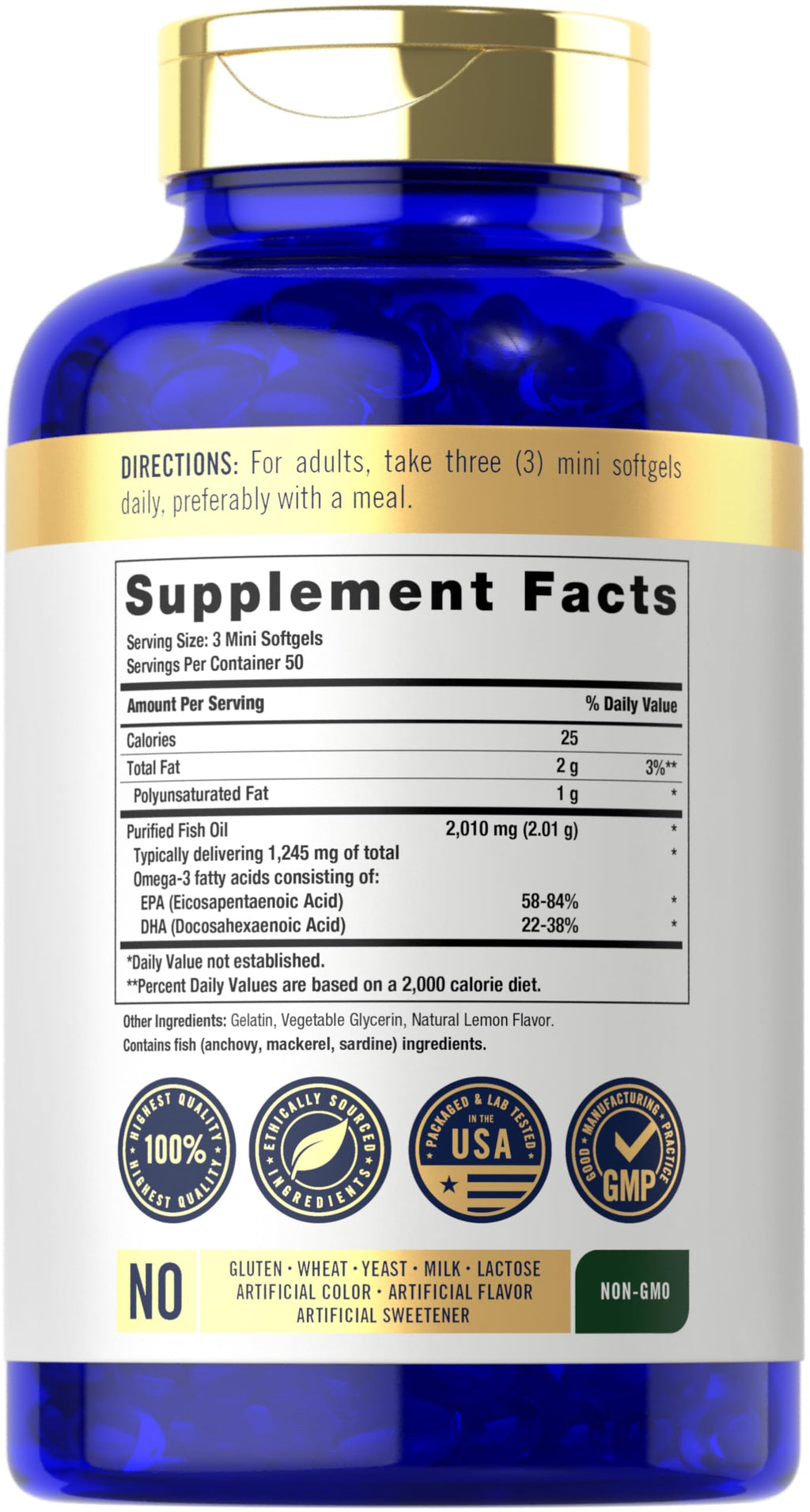Fish Oil Softgels 2010 mg V760746