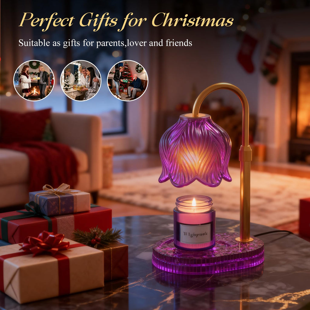 Flower Candle Warmer Lamp with Timer F502