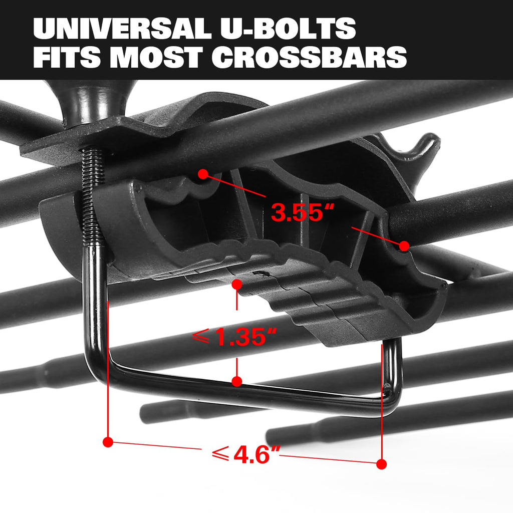64" x 39" x 5" 200lb Heavy Duty Roof Rack Carrier Basket with Waterproof Bag J742675